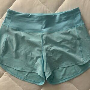 NWOT Lululemon Speed Up Lined 4" Shorts